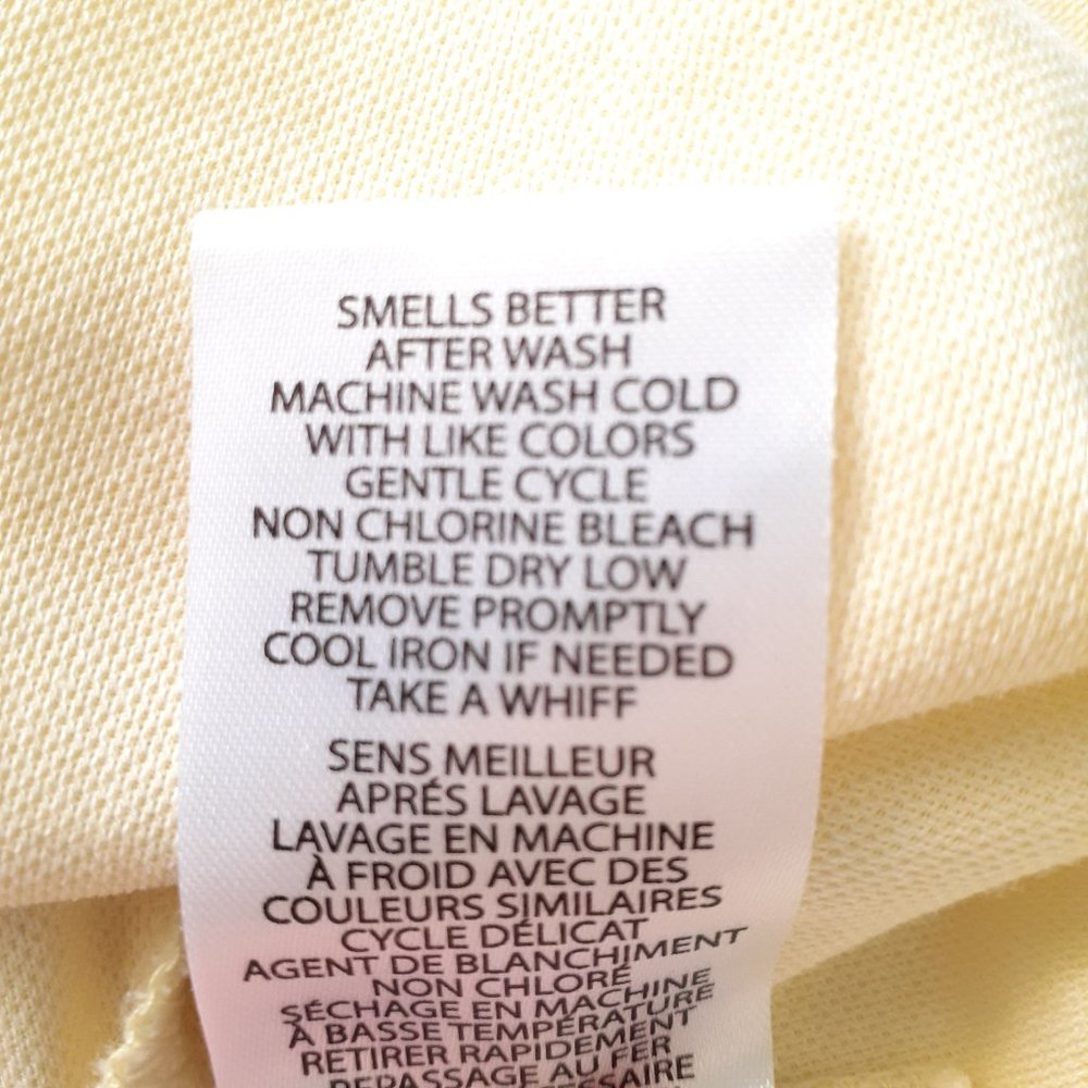 Travis Mathew Pit Boss Polo in Heather Pale Sunset Yellow Size XL - Picture 12 of 13